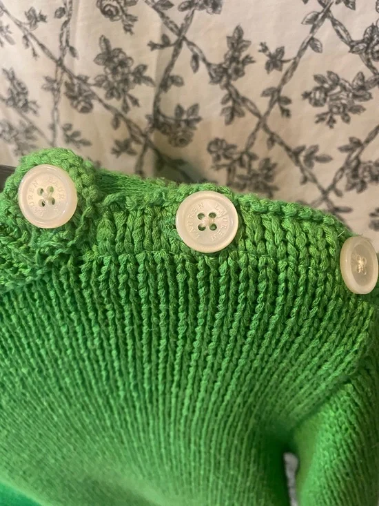 Lauren Ralph Lauren Bright Green Sweater - Picture 3 of 4